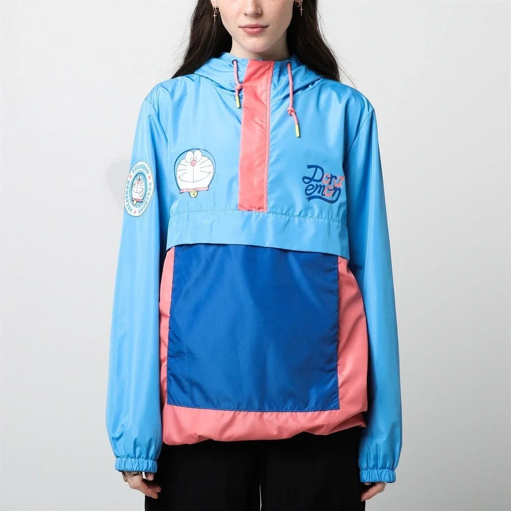 Doraemon Anorak Windbreaker‎ Jacket Akatsuko Medium Anime